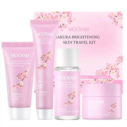 Mooyam Sakura Parlatıcı Cilt Seyahat Kiti